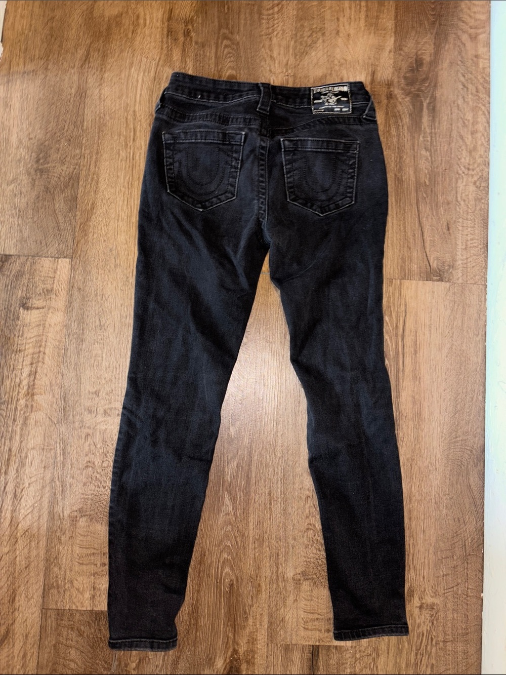 True Religion Women's Black Skinny Jeans